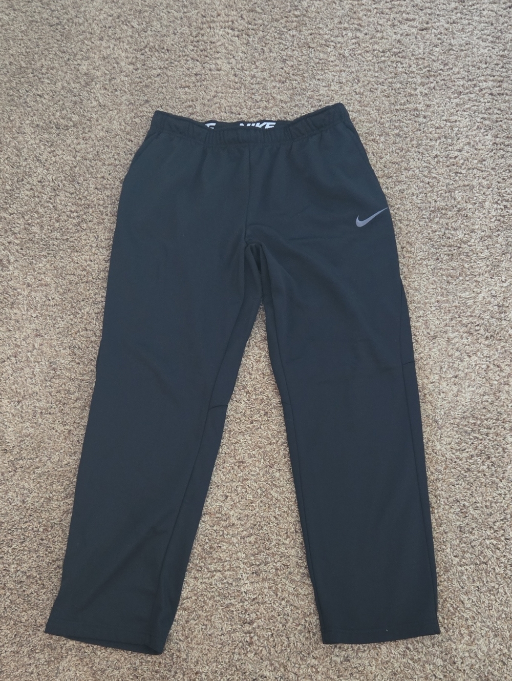 Nike Black Therma-fit  Sweatpants with Gray Swoosh